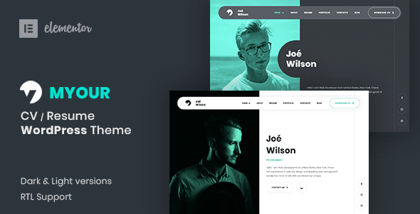 Myour - CV Resume Theme