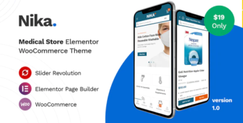 Nika - Medical Elementor WooCommerce Theme