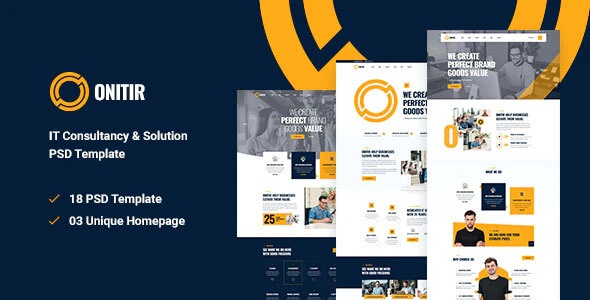 Onitir - IT Solutions WordPress theme