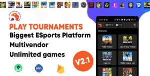 Play tournament v2.1 - Biggest multi vendor eSports platform