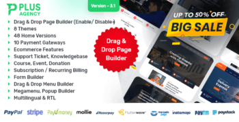 PlusAgency - Multipurpose Website CMS & Business Agency Management System