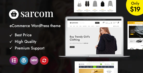 Sarcom - Fashion WooCommerce Theme