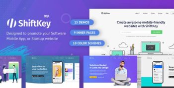 ShiftKey - Landing Pages WordPress Theme