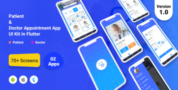 TeleDoc - Patient And Doctor Appointment App UI Kit in Flutter