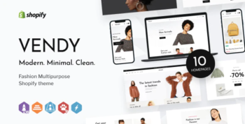Vendy - Multipurpose Shopify Theme for Fashion