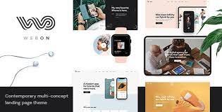 WebOn - Landing Page WordPress Theme