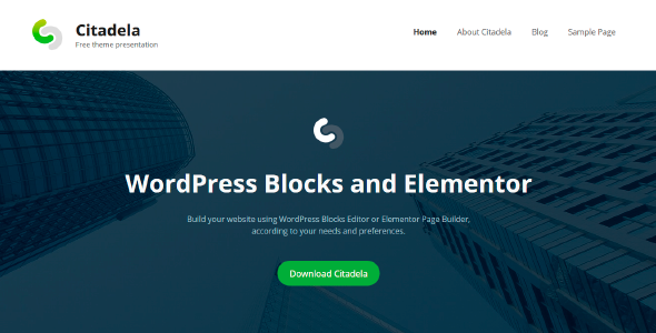 Citadela Pro – Premium WordPress website Building Kit