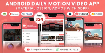 Android Daily Motion Video App