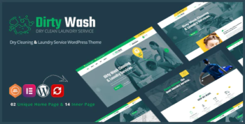 DirtyWash – Laundry Service WordPress Theme