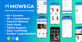 mowega React Native for E-Commerce Shopping Template 0.71.7