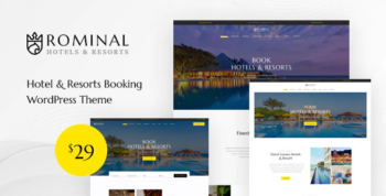 Rominal - Hotel Booking WordPress Theme