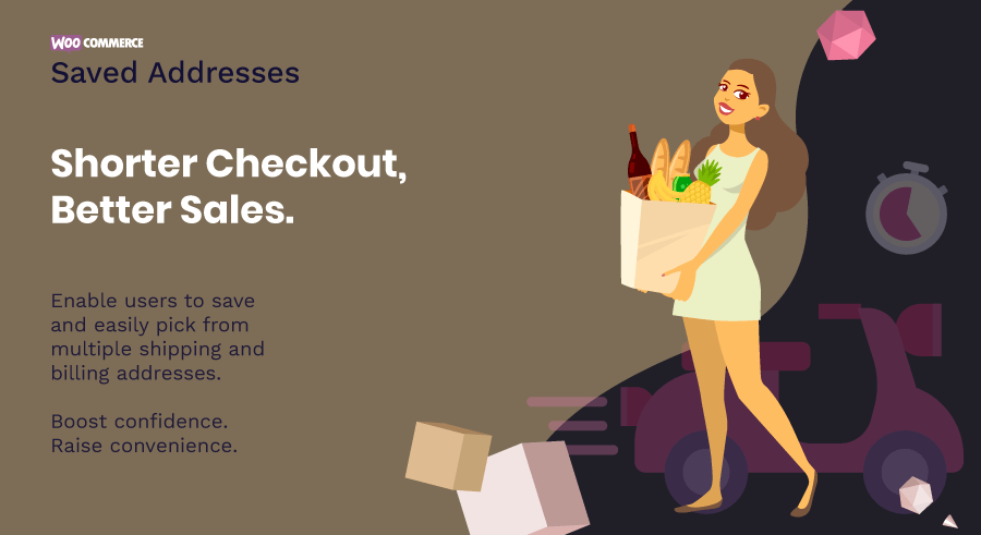 Saved Addresses For WooCommerce