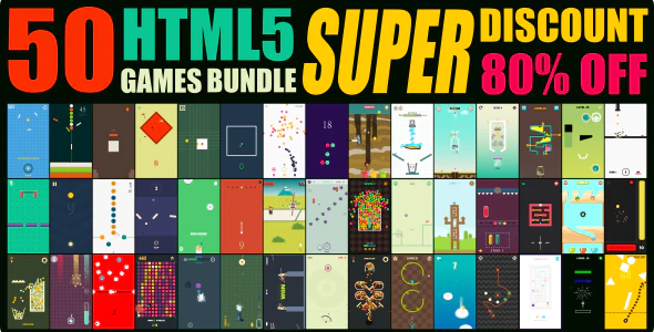 50 Games Bundle / HTML 5 / Construct 3