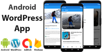 Android WordPress App for Blog and News Site with AdMob, Firebase Push Notification