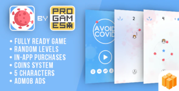 Avoid Covid (Coronavirus) - BUILDBOX CLASSIC game - Easy To Reskine