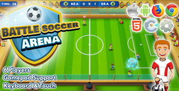 Battle Arena Soccer ( 3 x 3 Players ) C2 - C3 - HTML5
