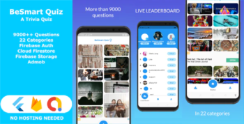 BeSmart Quiz - Flutter Trivia Quiz Full Application