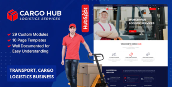 Cargo HUB - Transportation & Logistics HubSpot Theme