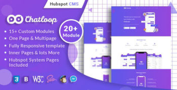 Chatloop - App , Software & IT Solutions HubSpot Theme