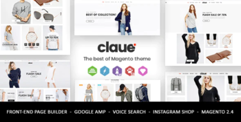 Claue - Clean, Minimal Magento 2 and 1 Theme