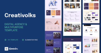Creativolks - Creative & Business Agency Elementor Template Kit