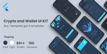Crypto App Flutter Wallet and Crypto UI KIT Template in flutter cryptocurrency