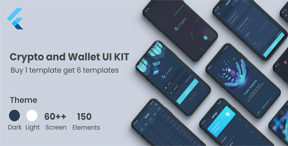 Crypto App Flutter Wallet and Crypto UI KIT Template in flutter cryptocurrency