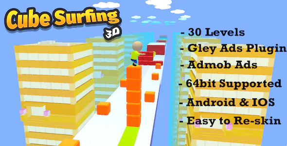 Cube Surfing 3d - Complete Unity Template