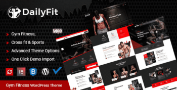 DailyFit - Fitness and Gym WordPress Theme