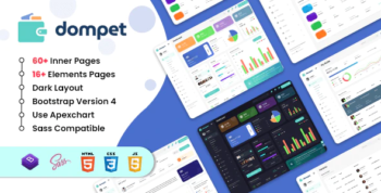Dompet - Payment Admin Dashboard Bootstrap Template