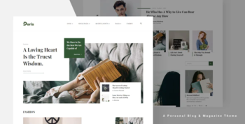 Doris - Blog and Magazine HubSpot Theme
