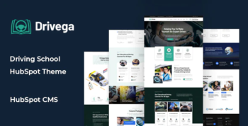 Drivega - Driving School HubSpot Theme