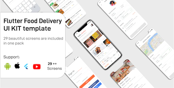 Food Delivery Flutter App UIKIT