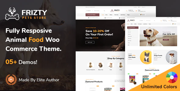 Frizty - Pet Shop WooCommerce Theme + RTL