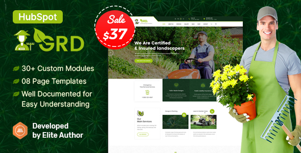 GRD - Lawn & Landscaping HubSpot Theme