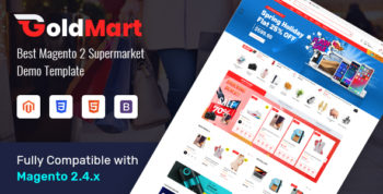 Goldmart - Modern Marketplace Magento 2 Theme