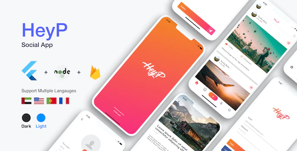 HeyP - Flutter Social App