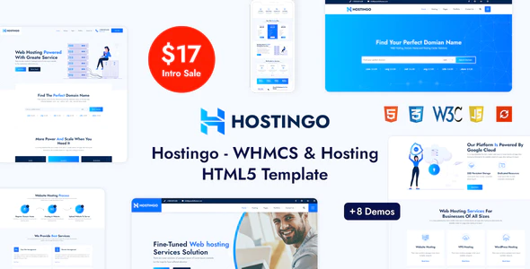Hostingo - WHMCS & Hosting HTML5 Template