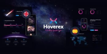 Hoverex | Cryptocurrency, NFT & ICO WordPress Theme + Spanish