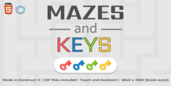 Mazes and Keys - HTML5 Casual Game