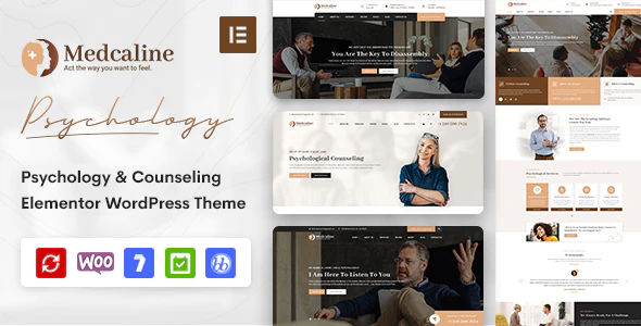 Medcaline - Psychology & Counseling WordPress Theme