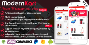 Modernkart Native Android Application for Woocommerce