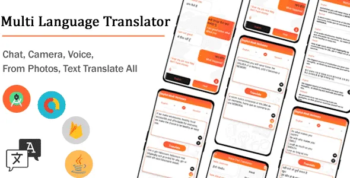 Multi language Translator Text, Chat, Camera, Voice, Photos With Admob and Facebook Ads