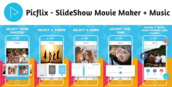 Picflix - SlideShow Movie Maker + Music - Google AdMob - Subscription Plan - In App Purchase