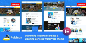 Pulclean - Swimming Pool Maintenance WordPress Theme