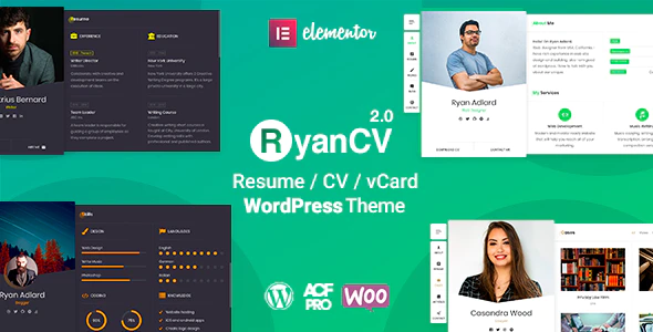RyanCV - Personal Portfolio Resume Theme