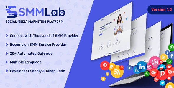 SMMLab - Social Media Marketing SMM Platform