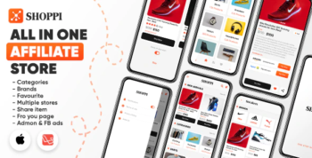 Shoppi - All in one affiliate store with admin panel (iOS/Laravel)