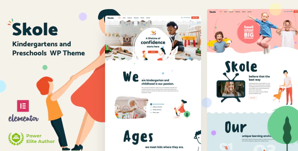 Skole - Kids School WordPress Theme
