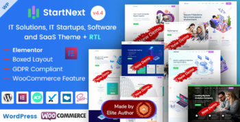 StartNext - IT & Business Startups WordPress Theme